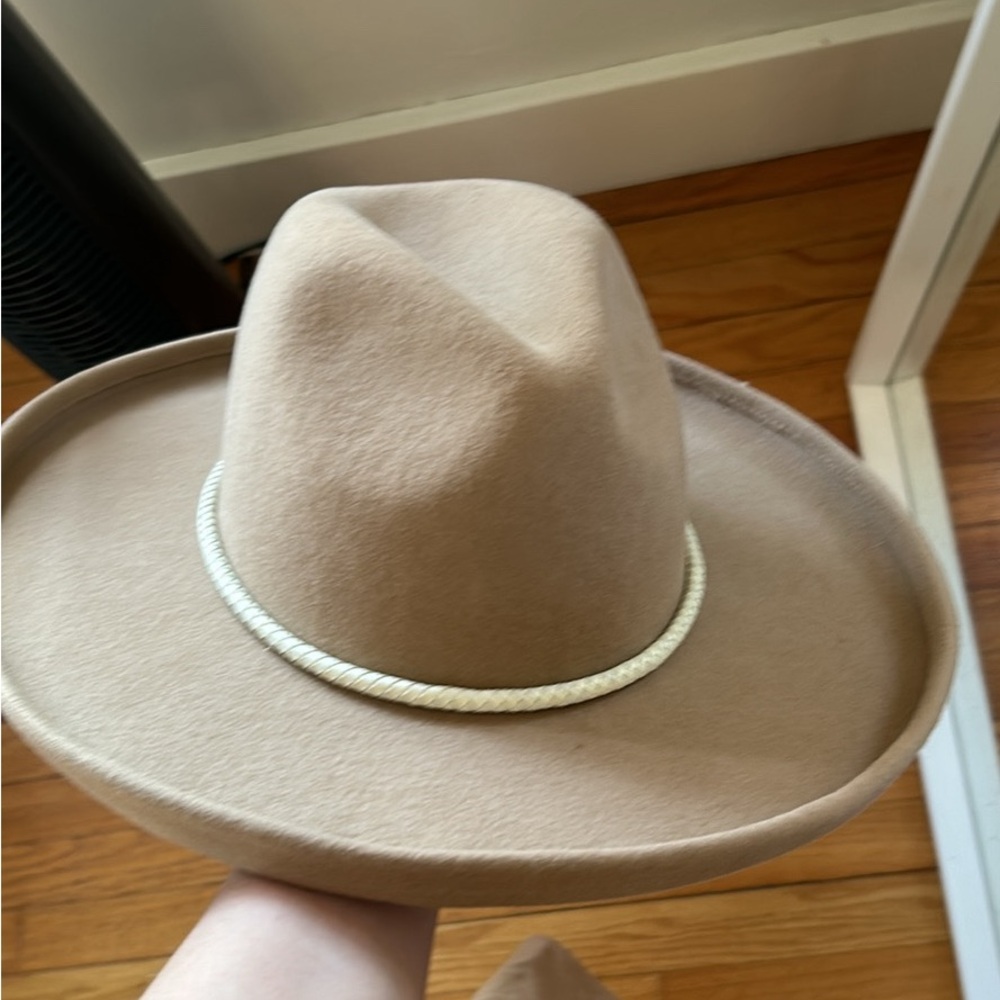 Gigi Pip x Cara Loren pencil brim hat with hat band